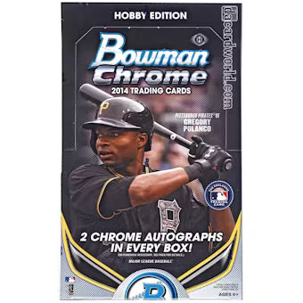 2014 Bowman Chrome Baseball Hobby Box Pack