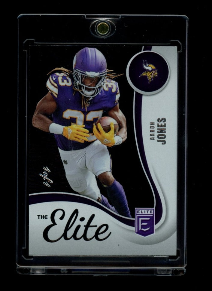 2025 Donruss Elite #3 Aaron Jones The Elite Black #/1