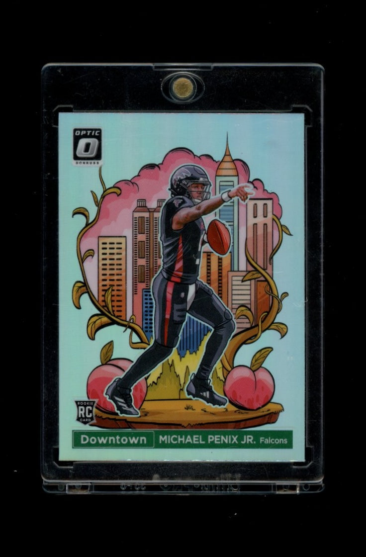 2024 Donruss Optic #14 Michael Penix Jr. Downtown!