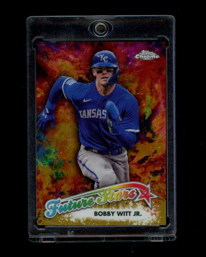 2023 Topps Chrome Update #FSU-2 Bobby Witt Jr. Future Stars Gold #/50