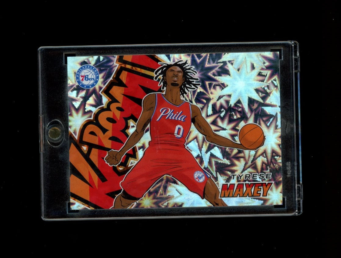 2024-25 Panini Revolution #4 Tyrese Maxey Kaboom! Horizontal