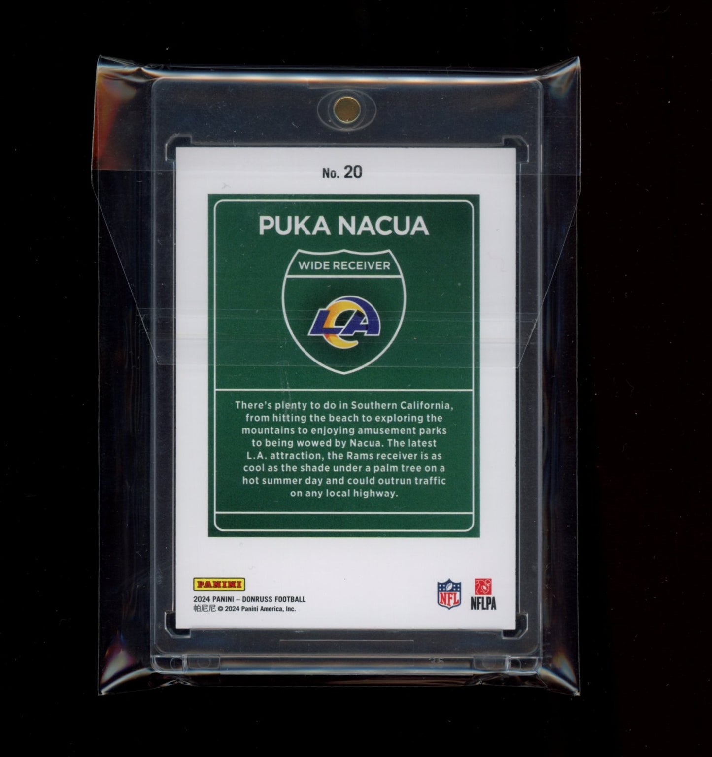 2024 Donruss #20 Puka Nacua Downtown