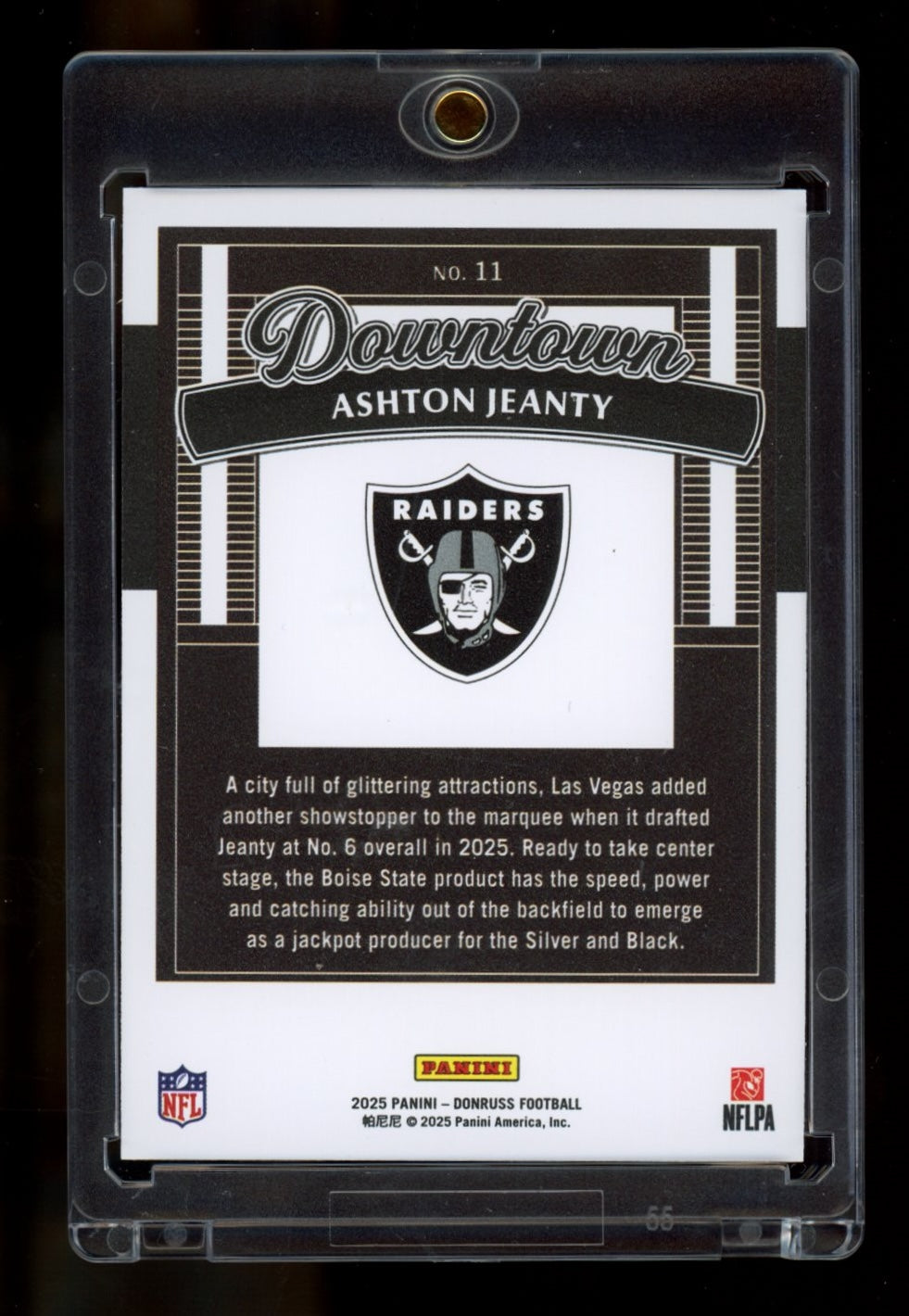 2025 Donruss #11 Ashton Jeanty Downtown!