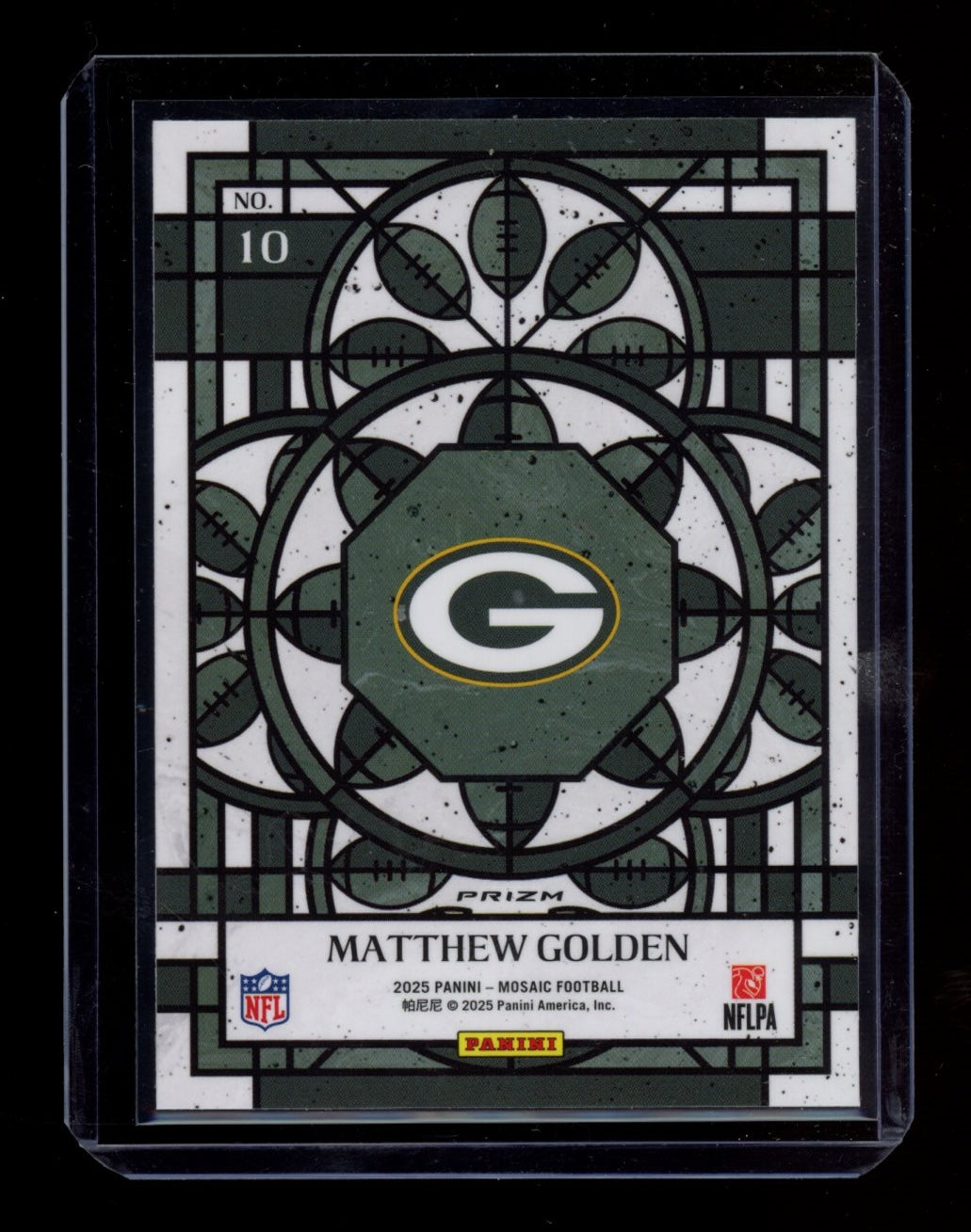 2025 Panini Mosaic #10 Matthew Golden Stained Glass
