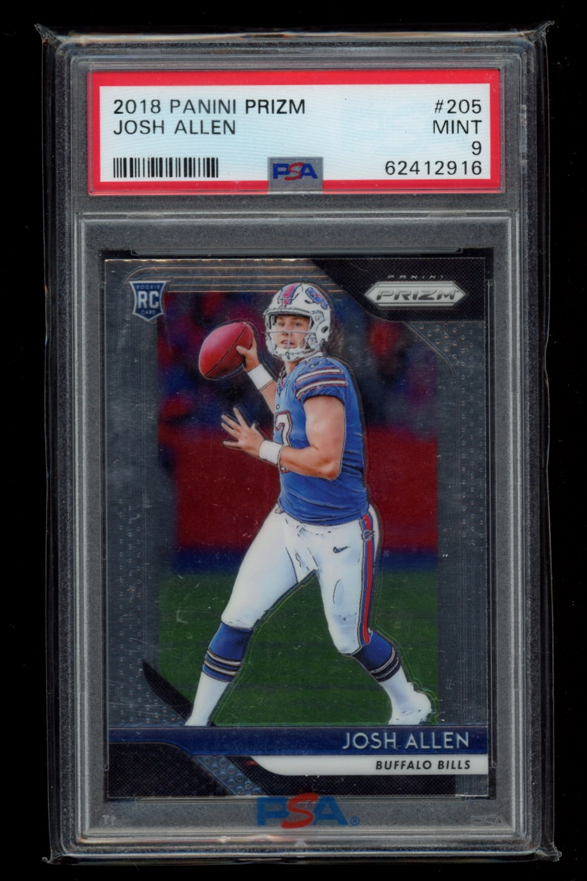 2018 Panini Prizm #205 Josh Allen PSA 9