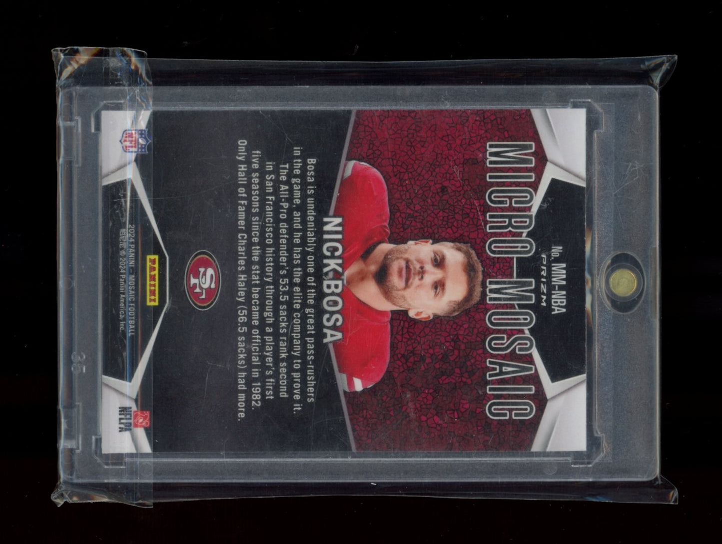 2024 Panini Mosaic #MM-NBA Nick Bosa Micro Mosaic