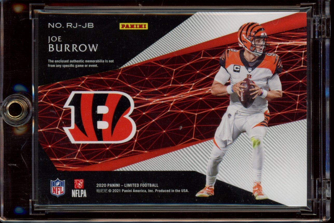 2020 Panini Limited #RJ-JB Joe Burrow Rookie Jumbo Jerseys #/199