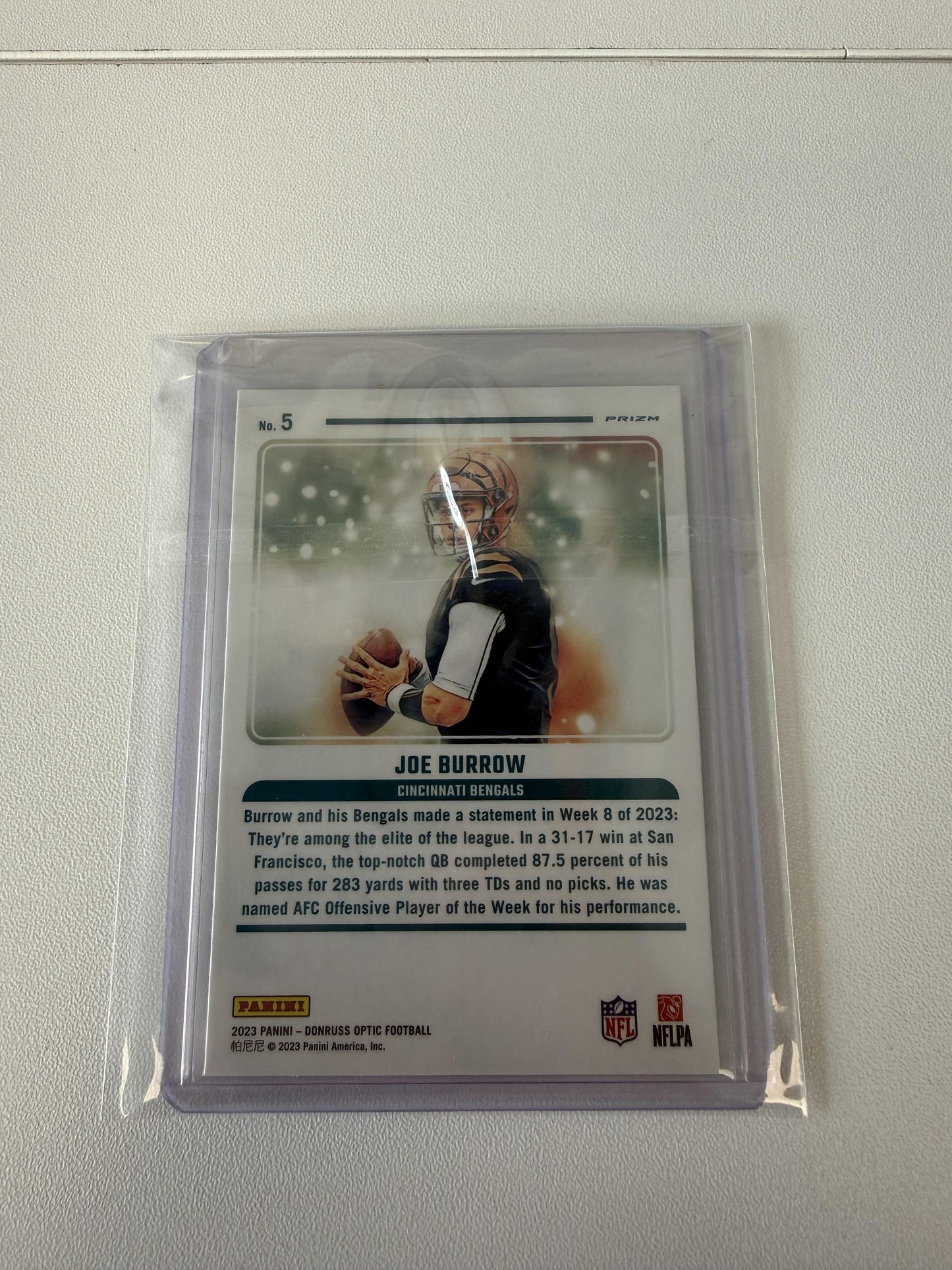 2023 Donruss Optic #5 Joe Burrow Mythical