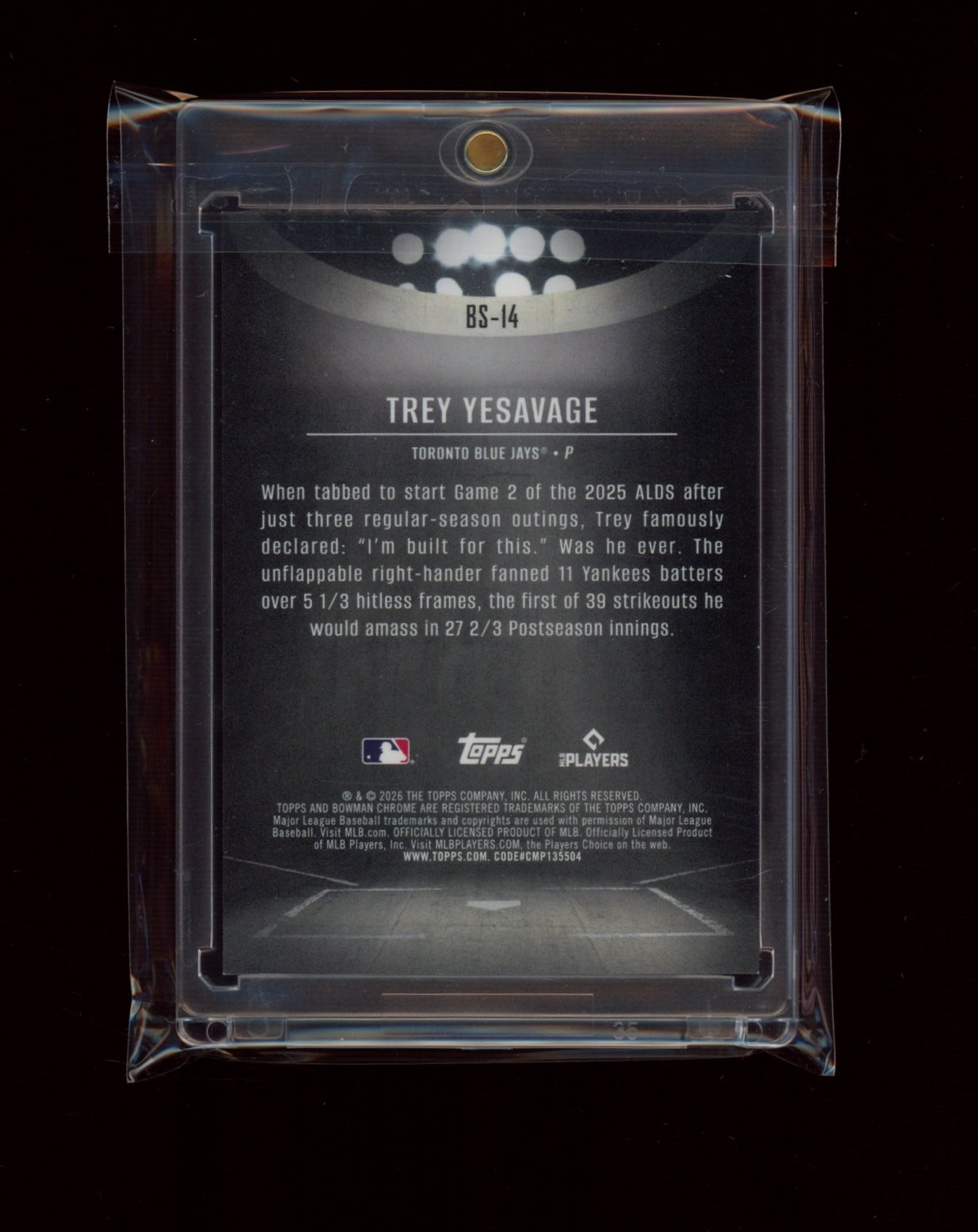 2026 BOWMAN CHROME SPOTLOT Trey Yesavage