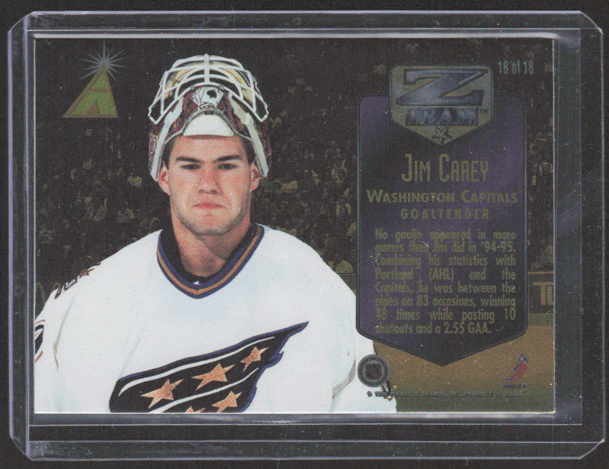 1995-96 Zenith #18 Jim Carey Z-Team