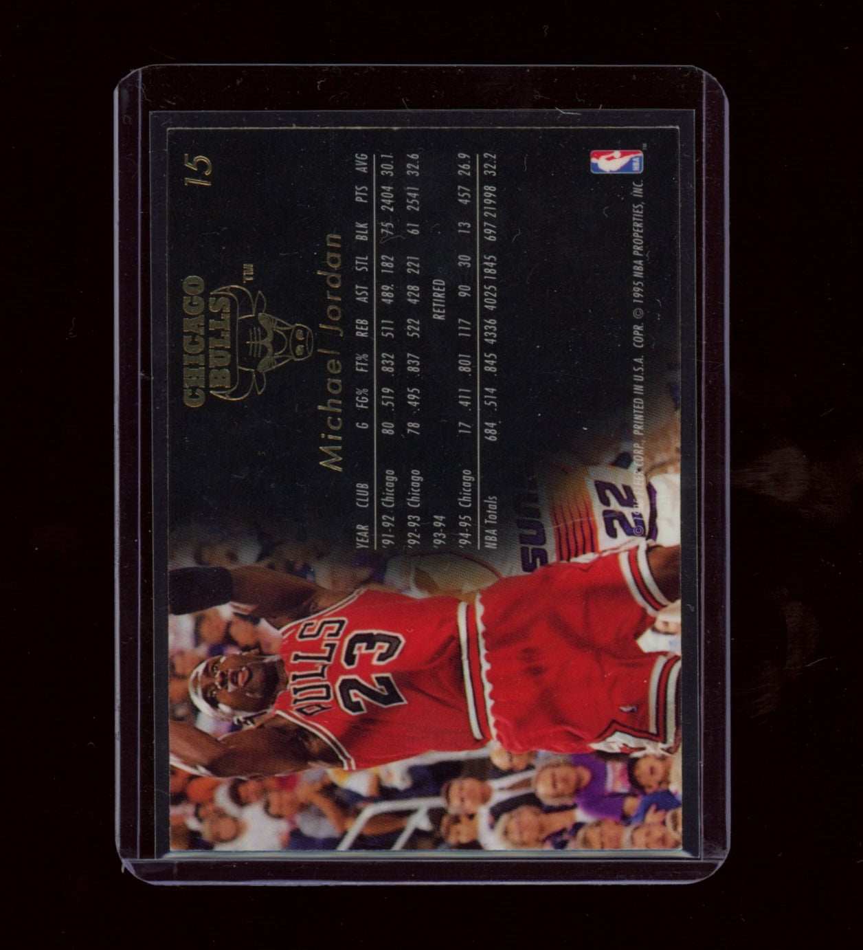 1995-96 Flair #15 Michael Jordan