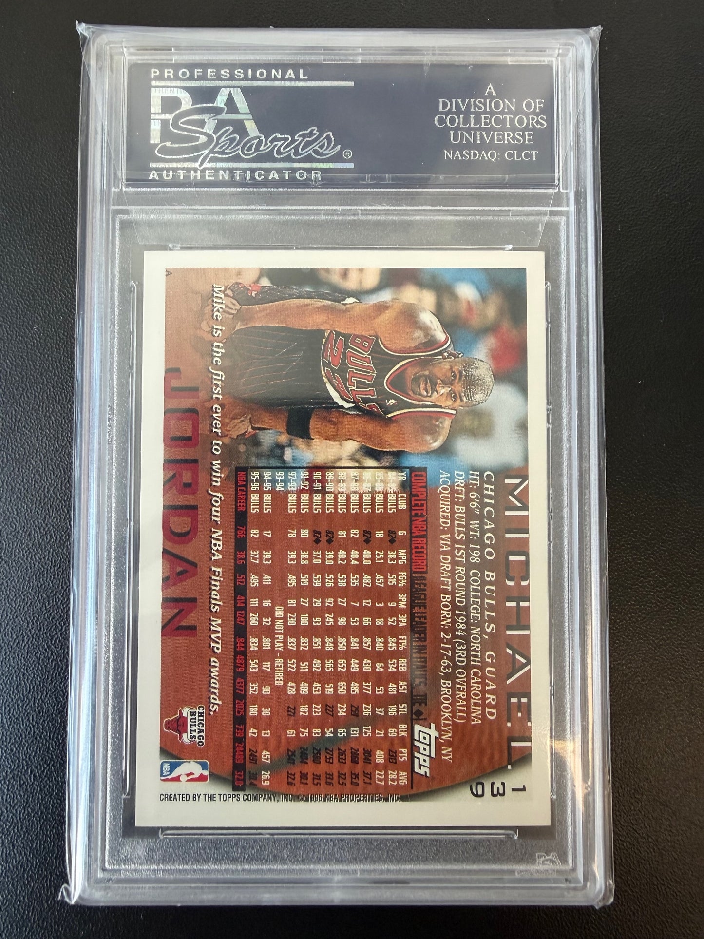 1996-97 Topps #139 Michael Jordan