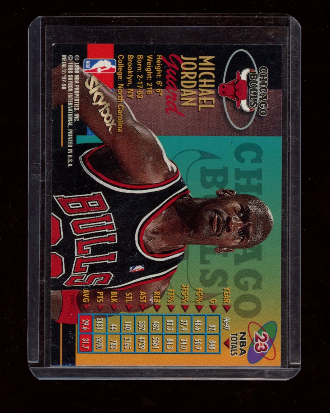 1997-98 Metal Universe Championship #23 Michael Jordan