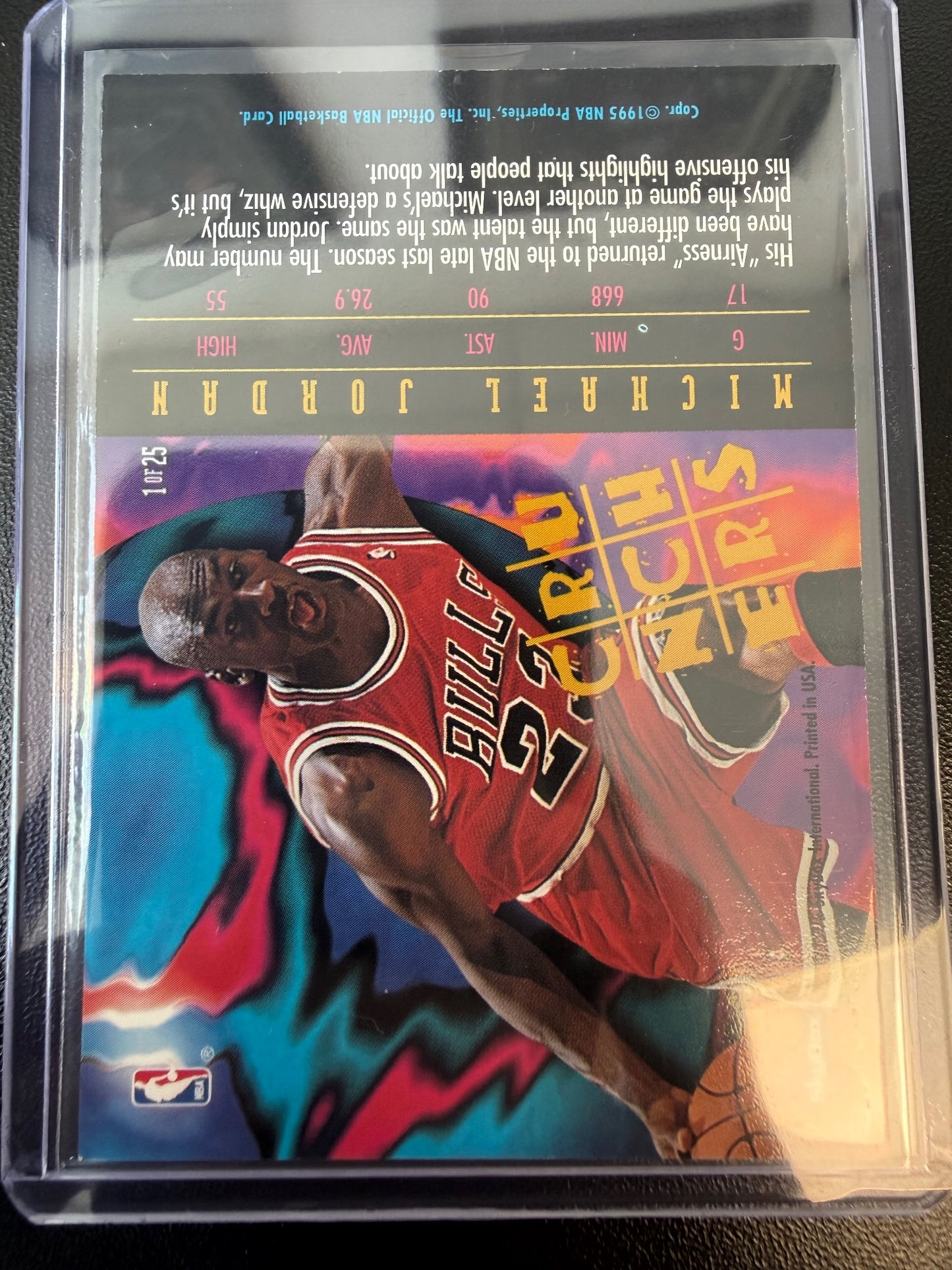 1995-96 Hoops #1 Michael Jordan Number Crunchers
