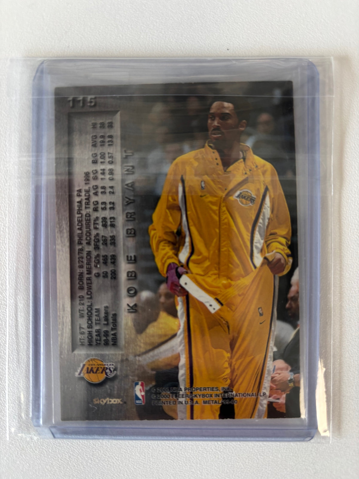 1999-00 Metal #115 Kobe Bryant
