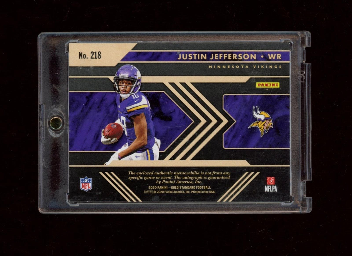 2020 Panini Gold Standard #218 Justin Jefferson #/99
