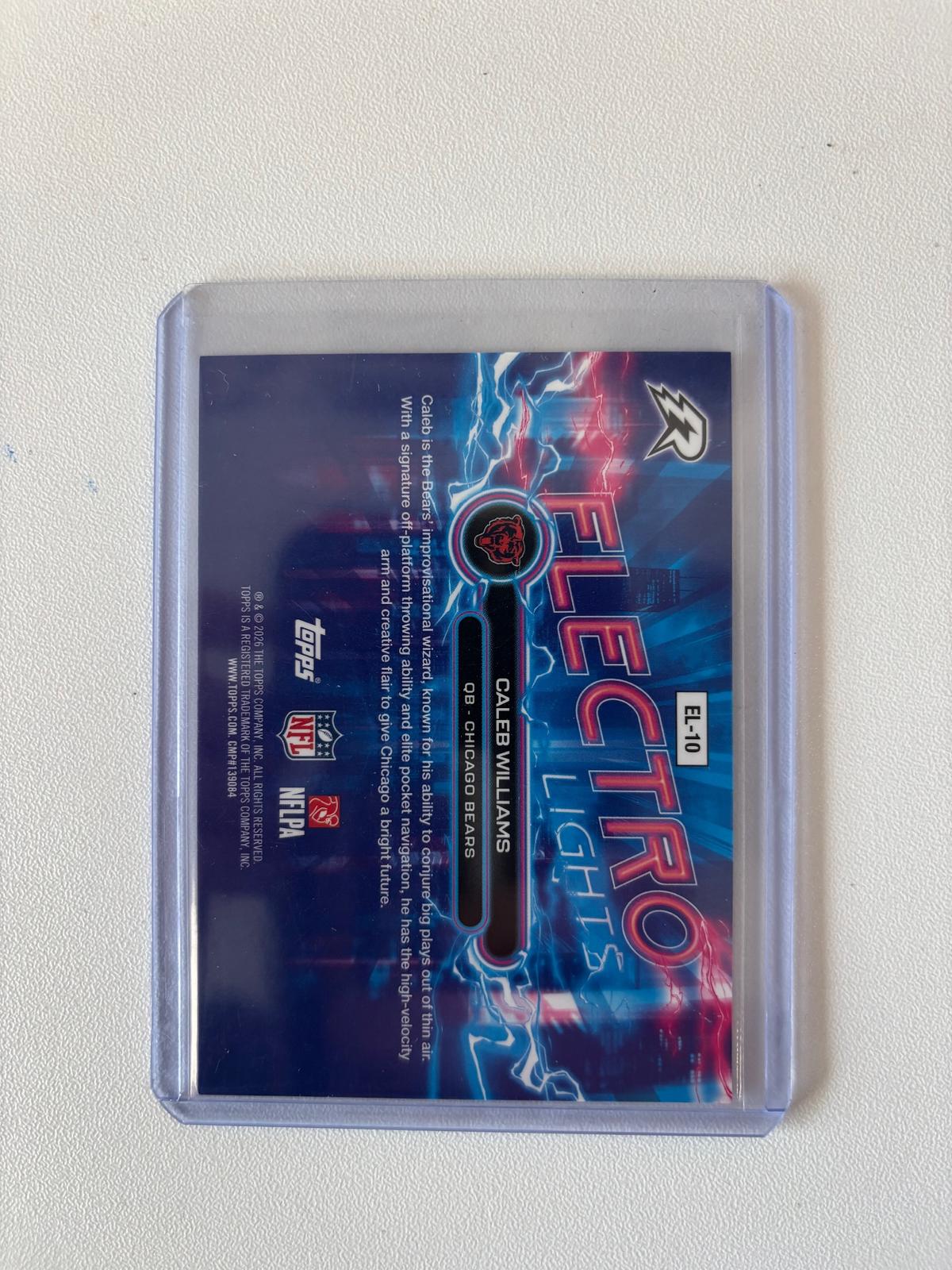 Topps Resurgence Caleb Williams Electro Lights