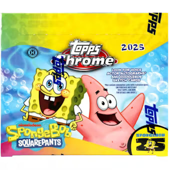 SpongeBob Chrome 25th Anniversary Hobby Box