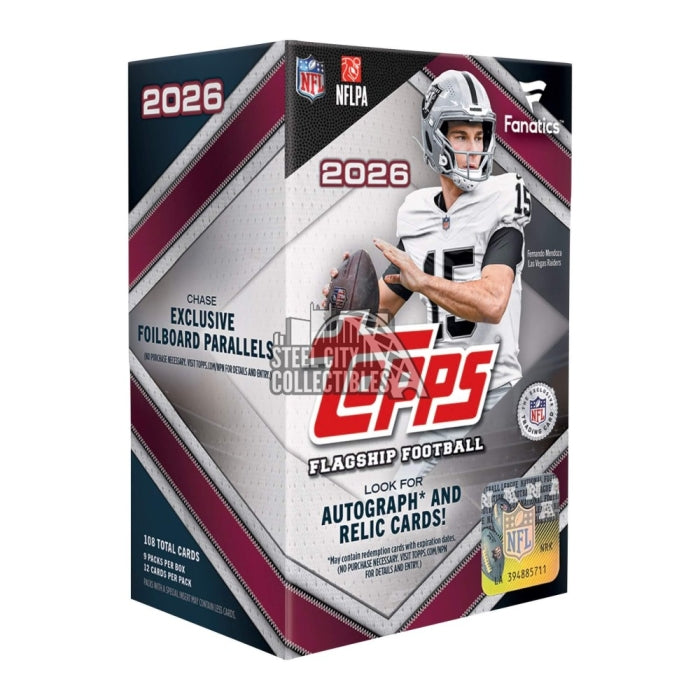 2026 Topps Football Fanatics Blaster Box
