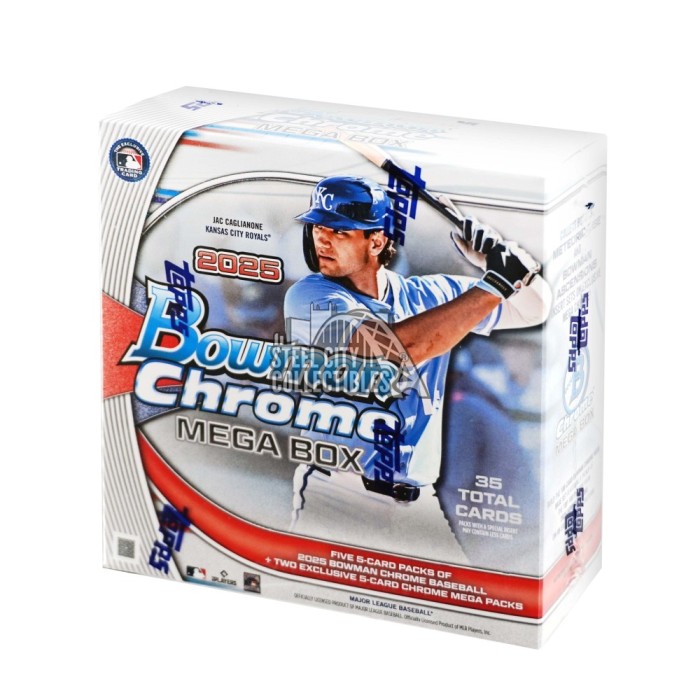 2025 Bowman Chrome Baseball Mega Box