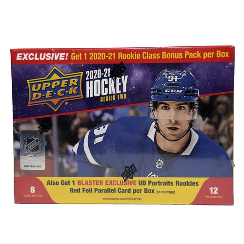 2020-21 Upper Deck Hockey Series 2 Mega Box Sealed – 12 Packs, Young Guns