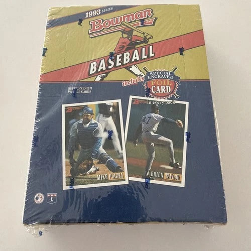 1993 Bowman Baseball Factory Sealed Hobby Box (Derek Jeter RC & Exclusive Foils)