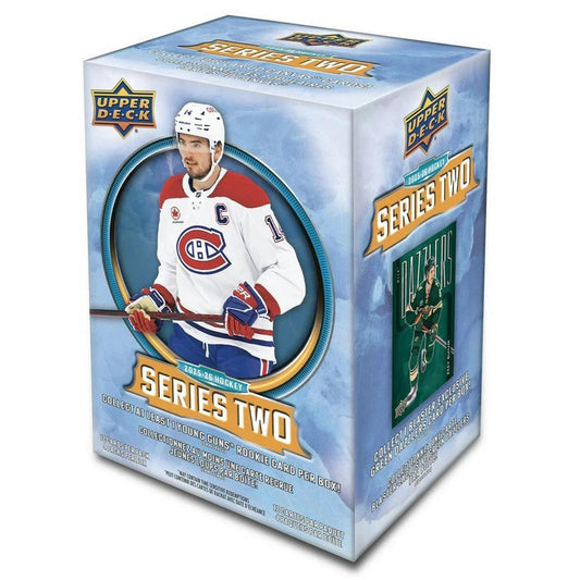 2025-26 Upper Deck Series Two NHL Trading Card Blaster Box