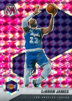 2020-21 Panini Mosaic #81 LeBron James Mosaic Camo Pink PSA 10
