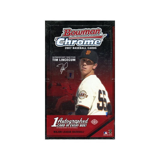 2007 Bowman Chrome Baseball Hobby Box