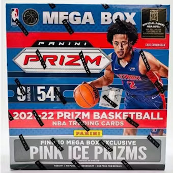 2021-2022 Panini Prizm NBA Basketball Mega Box Pack