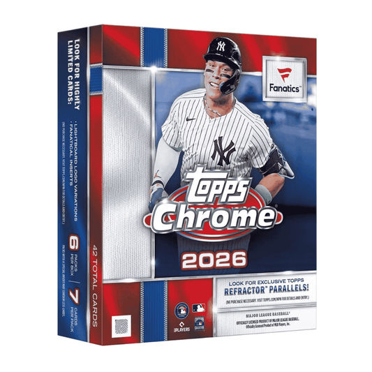 2026 Topps Chrome Baseball Fanatics Mega Box