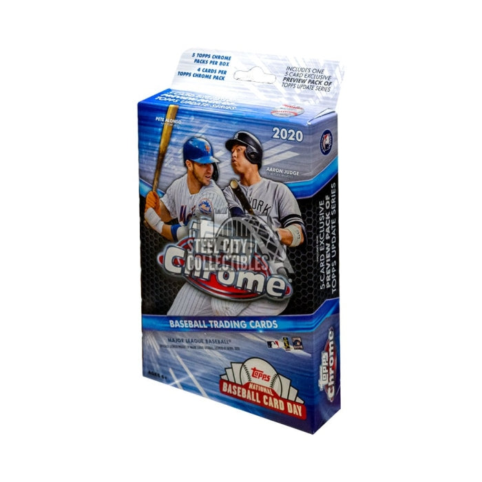 2020 Topps Chrome Baseball Hanger Pack Box
