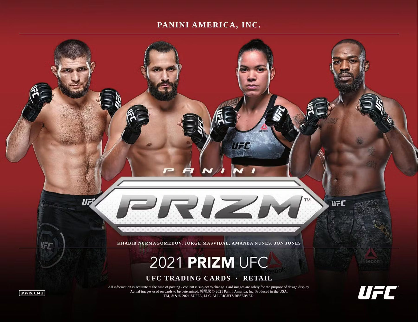 2021 Panini Prizm UFC 24-Pack Retail PACK