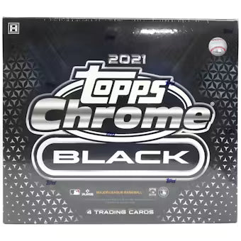 2021 Topps Chrome Black Baseball Hobby Box