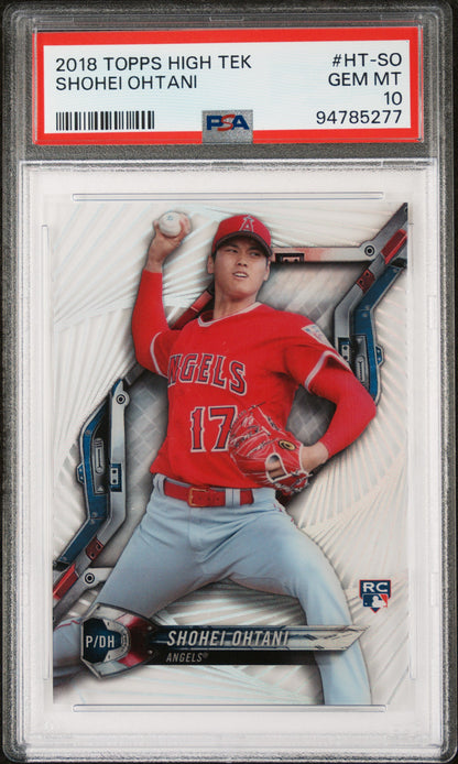 2018 Topps High Tek #HT-SO Shohei Ohtani PSA 10