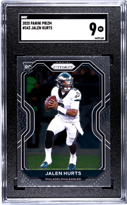 2020 Panini Prizm #343 Jalen Hurts SGC 9