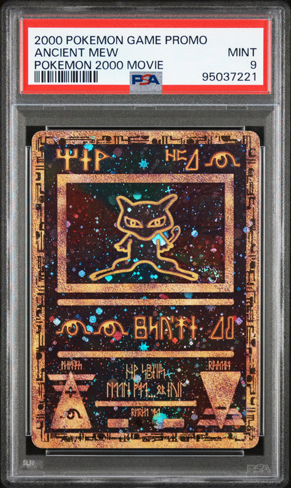 2000 Pokemon Game Movie Ancient Mew Pokemon 2000 Movie PSA 9