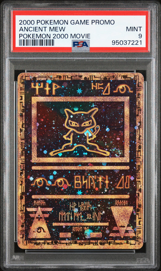 2000 Pokemon Game Movie Ancient Mew Pokemon 2000 Movie PSA 9