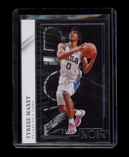 2021-22 Panini Noir #19 Tyrese Maxey #/99