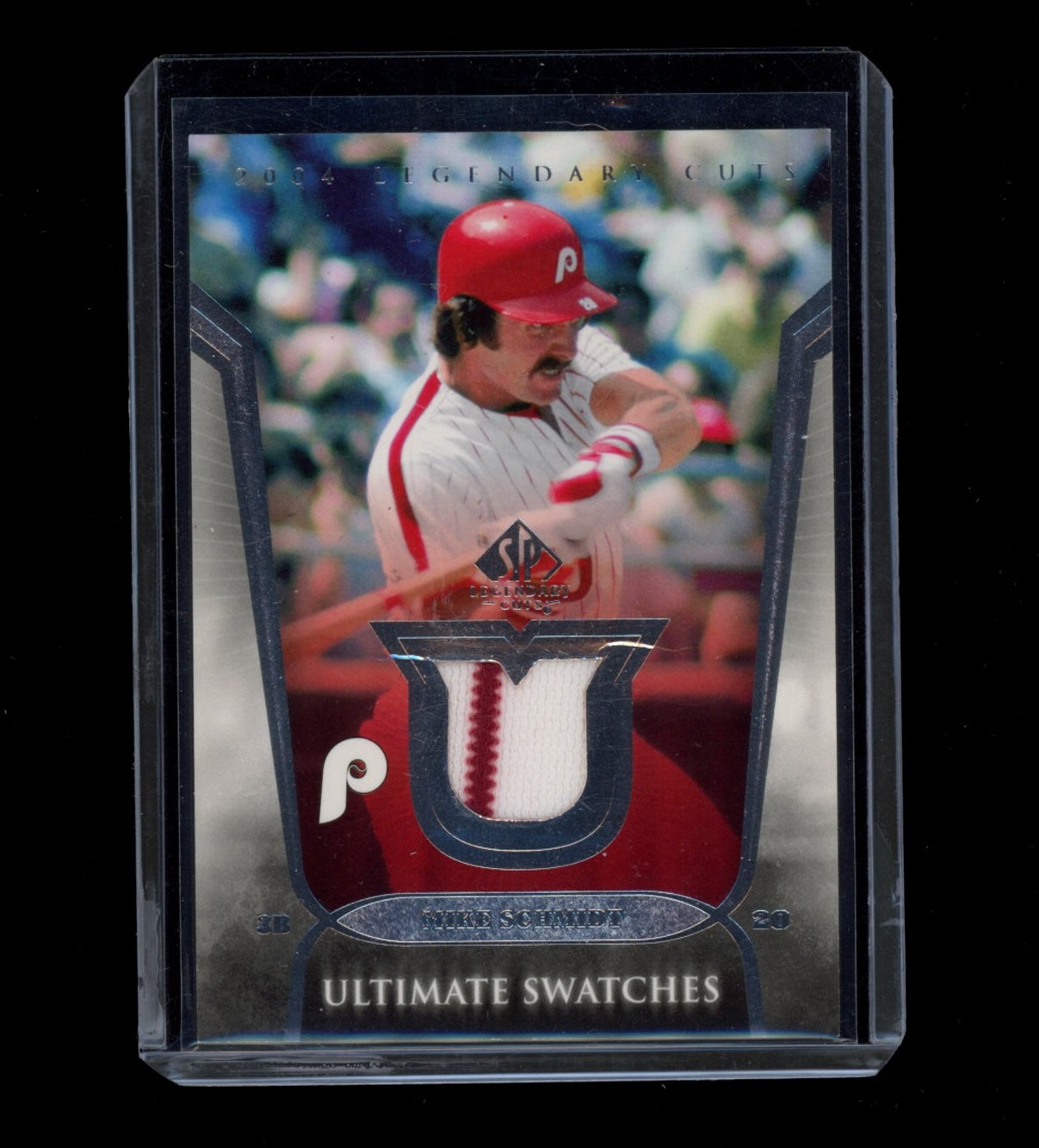 2004 SP Legendary Cuts #US-MS Mike Schmidt Ultimate Swatches