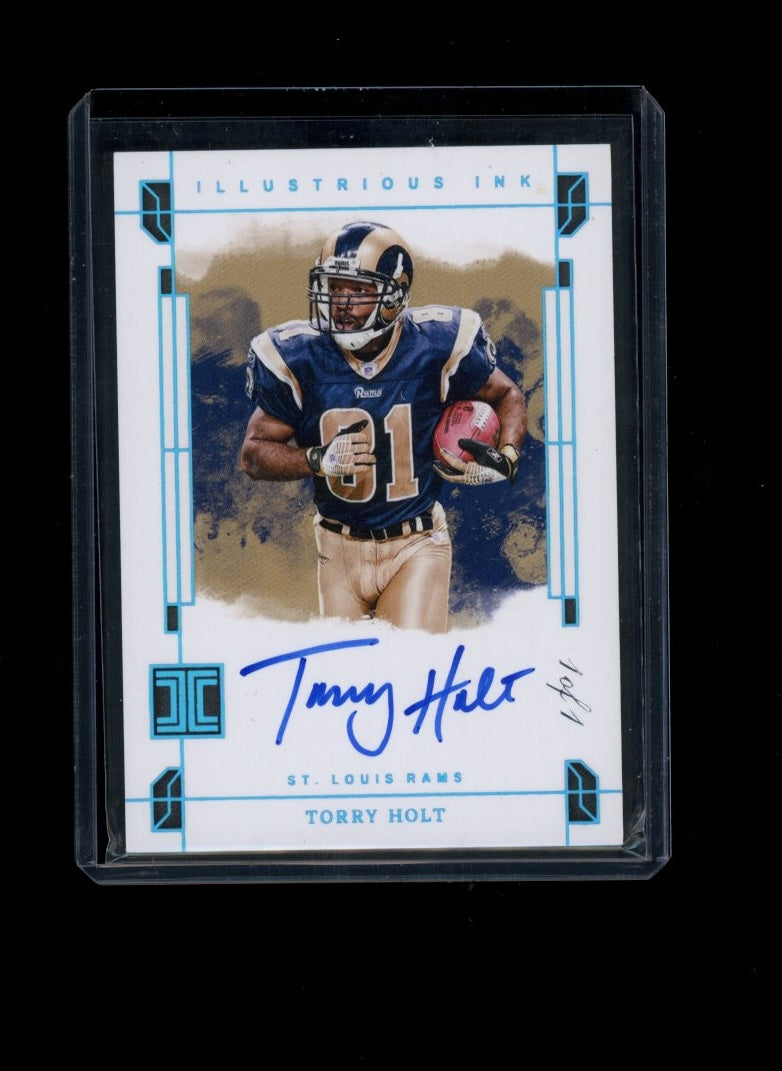 2024 Panini Impeccable #ILL-THT Torry Holt Illustrious Ink Platinum #/1