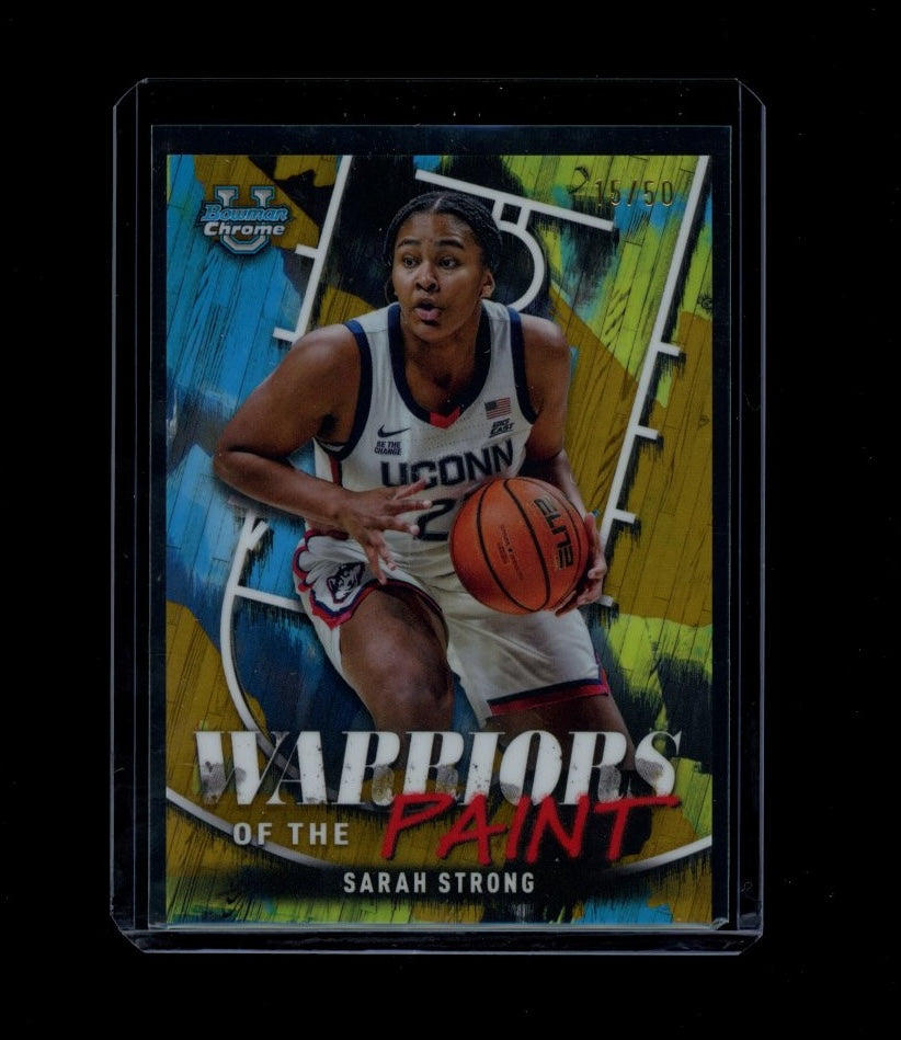 2024-25 Bowman U Chrome #WP-25 Sarah Strong Warriors Gold Refractor #/50