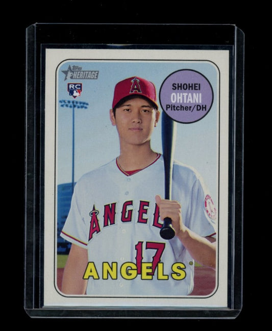 2018 Topps Heritage #600 Shohei Ohtani