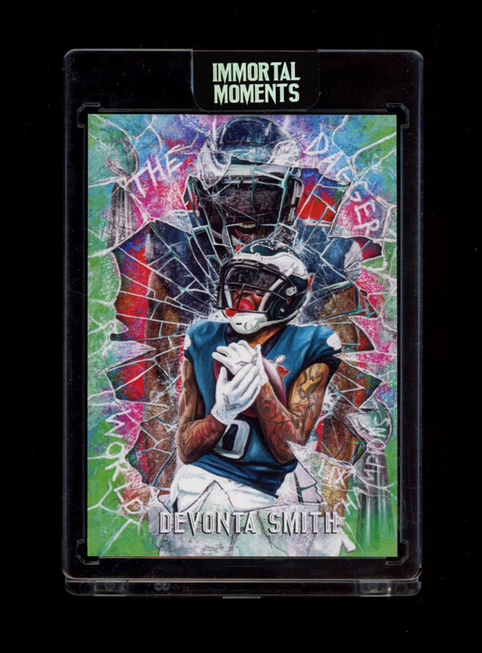Immortal Moments Custom Art Card Devonta Smith by Jordan Spector