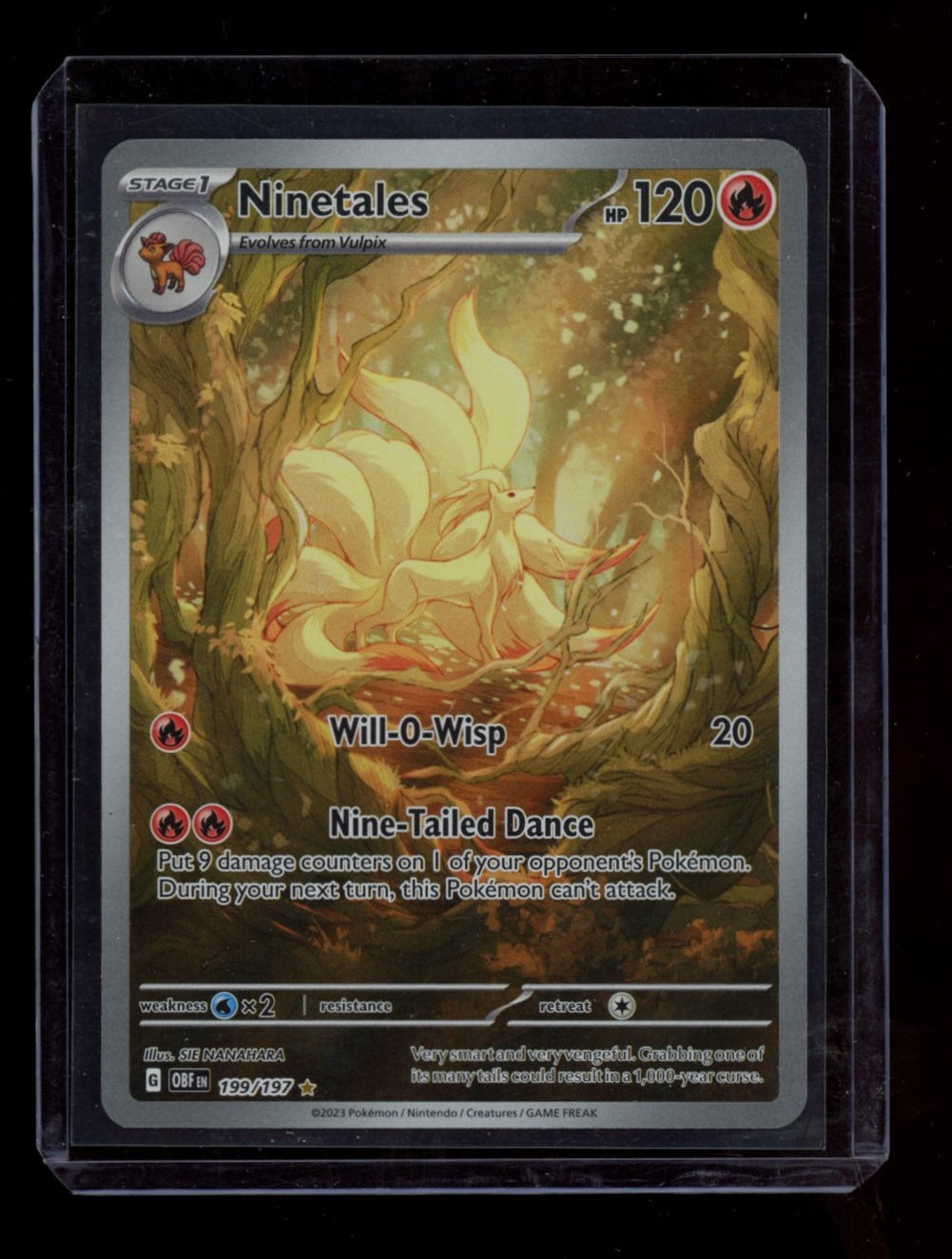 SV03: Obsidian Flames #199/197 Ninetales -199/197