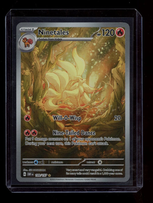 SV03: Obsidian Flames #199/197 Ninetales -199/197