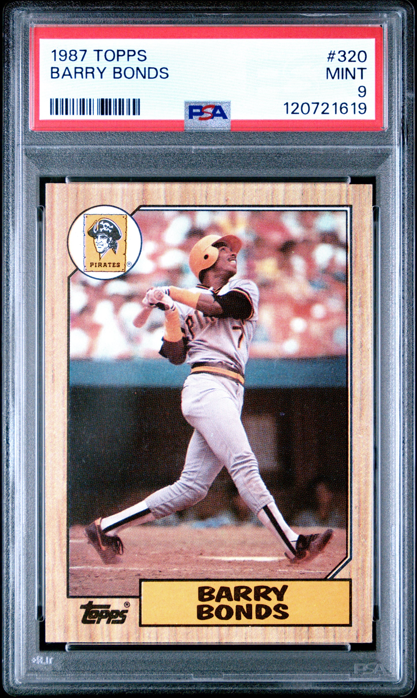 1987 Topps #320 Barry Bonds PSA 9