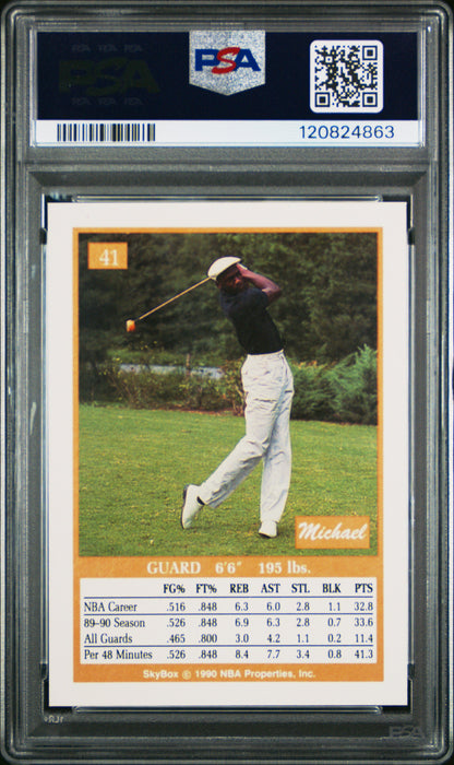 1990 Skybox #41 Michael Jordan PSA 9