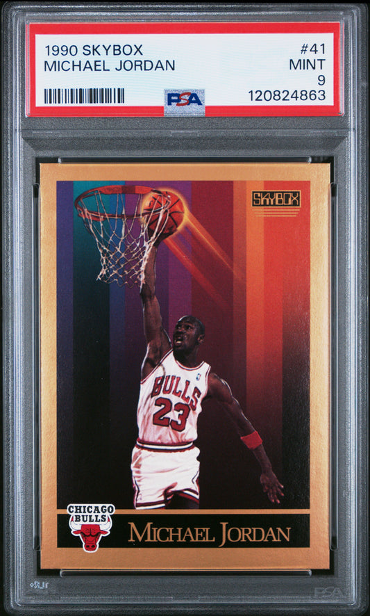 1990 Skybox #41 Michael Jordan PSA 9