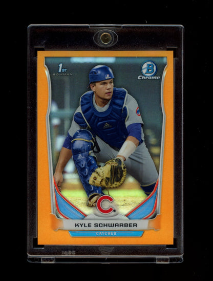 2014 Bowman Draft #CDP2 Kyle Schwarber Chrome Orange Refractors #/25